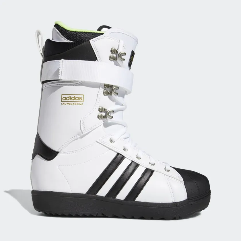 Adidas Superstar ADV 2021 Snowboard Boots - Cloud White/Core Black/Gold Metallic