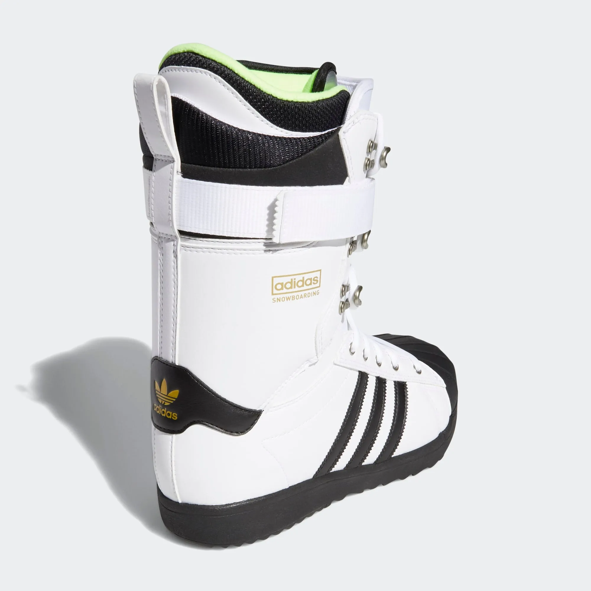 Adidas Superstar ADV 2021 Snowboard Boots - Cloud White/Core Black/Gold Metallic