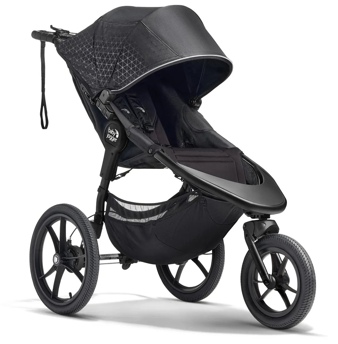 Baby Jogger Summit X3 Single Jogging Stroller - Midnight Black