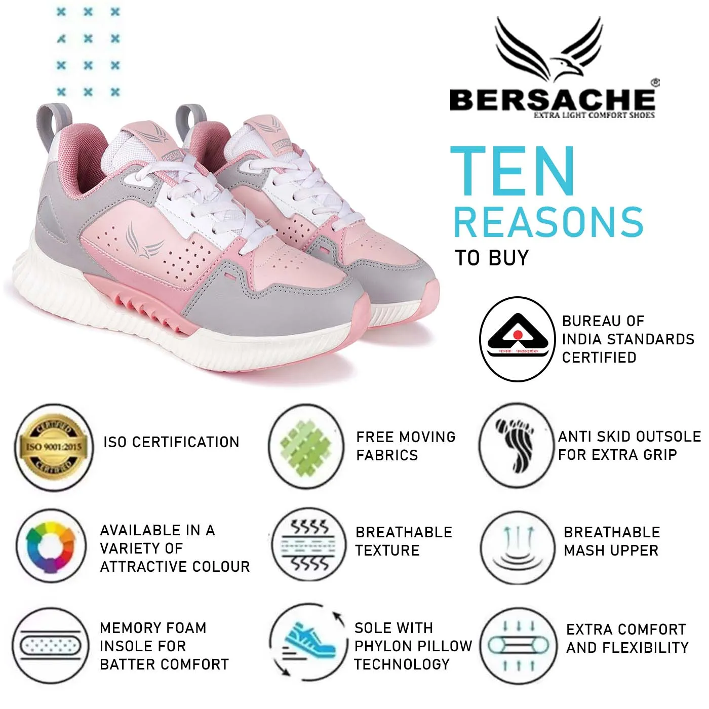 Besache Sneaker, Loafers ,Casual With Extra Comfort Sneakers For Women (Pink-9146)