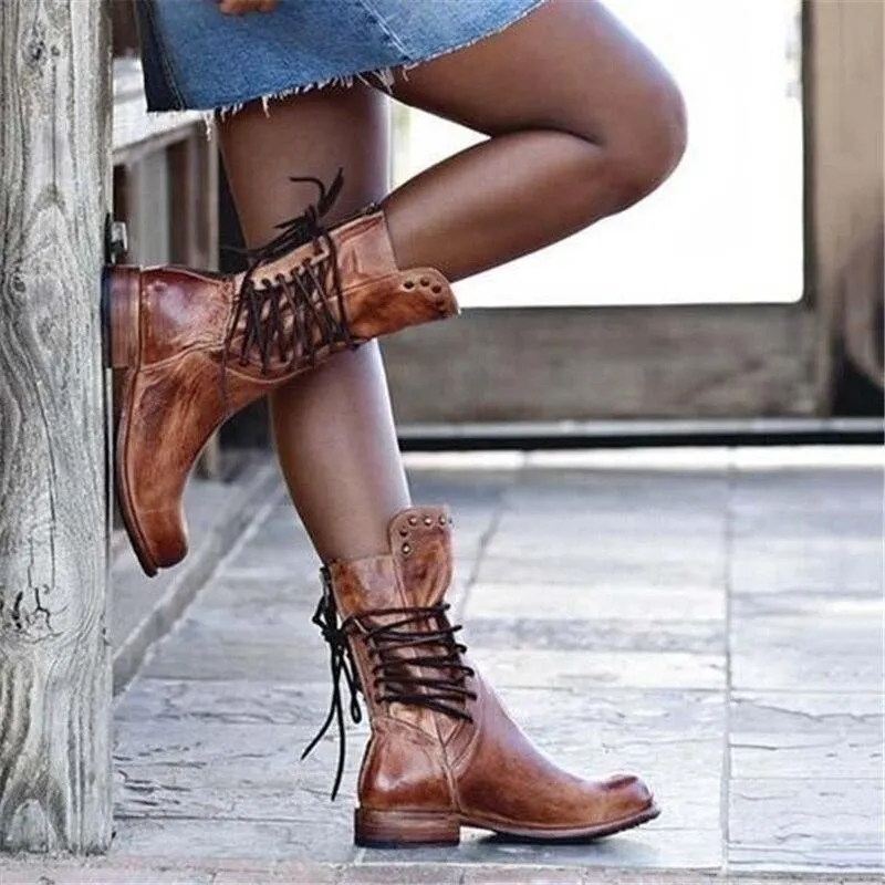 Bonnie | Leather Boots