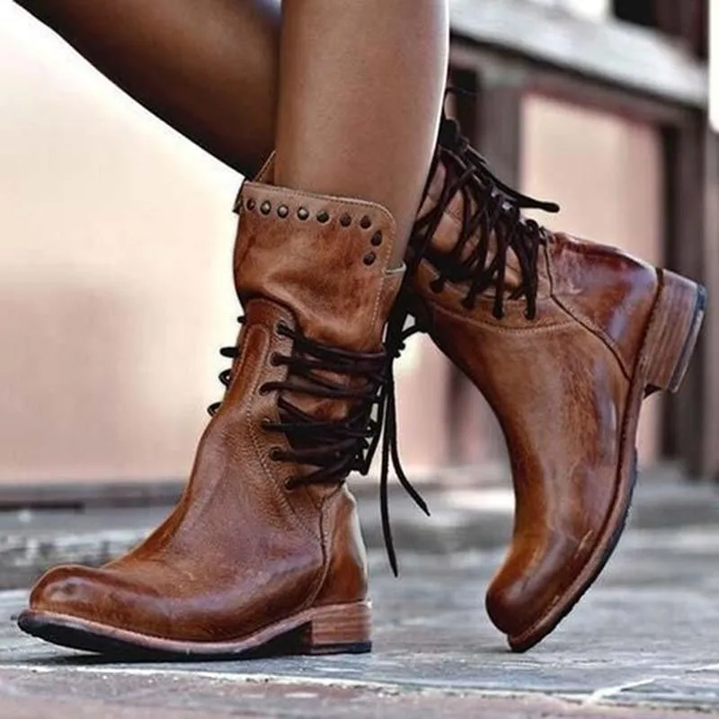 Bonnie | Leather Boots