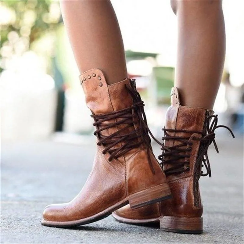 Bonnie | Leather Boots
