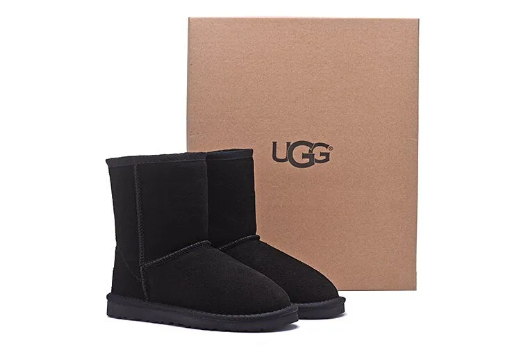 Boots Leather Fur Snow Boots Women Australia Boots Winter Boots For Women Warm Mujeres Botas