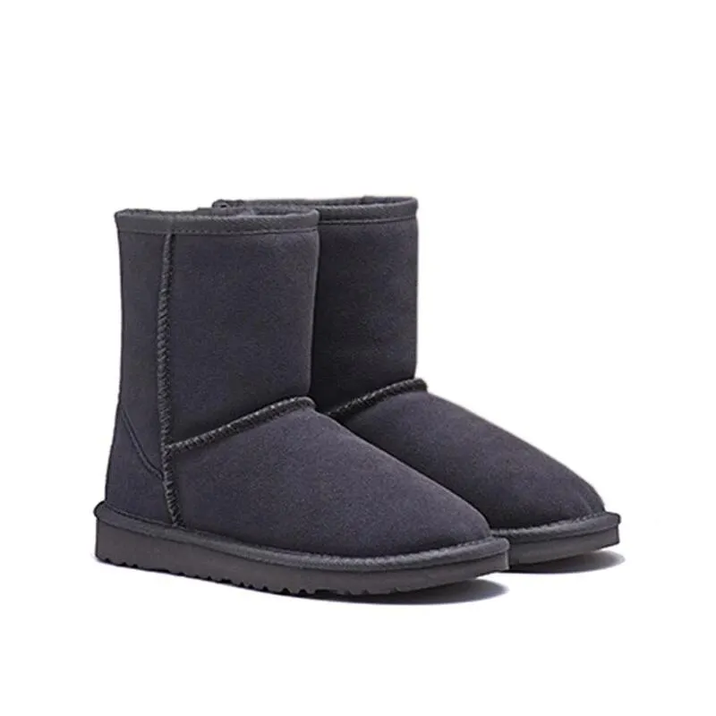 Boots Leather Fur Snow Boots Women Australia Boots Winter Boots For Women Warm Mujeres Botas