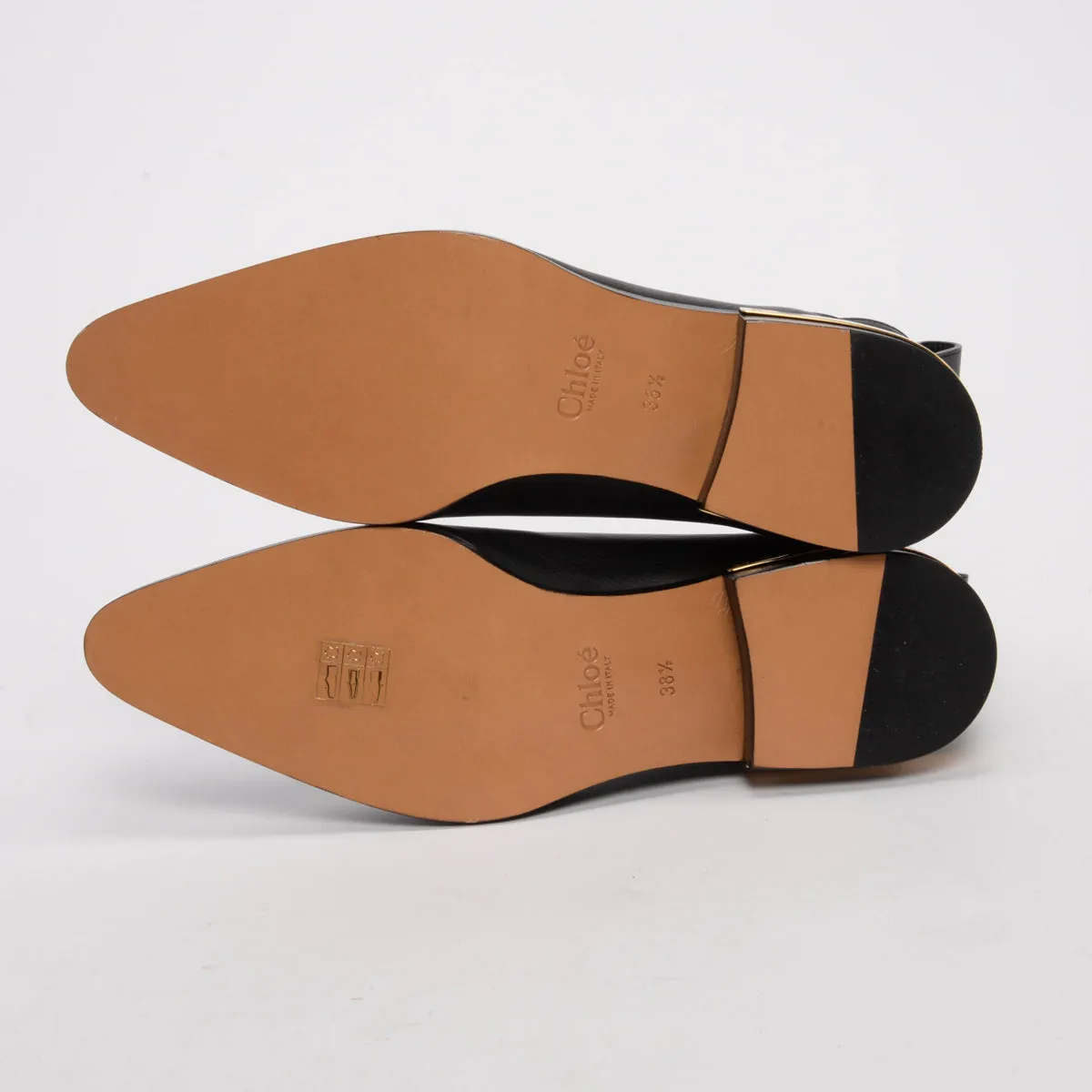 Chloe Black Calfskin Drew Chelsea Ankle Boots 38.5
