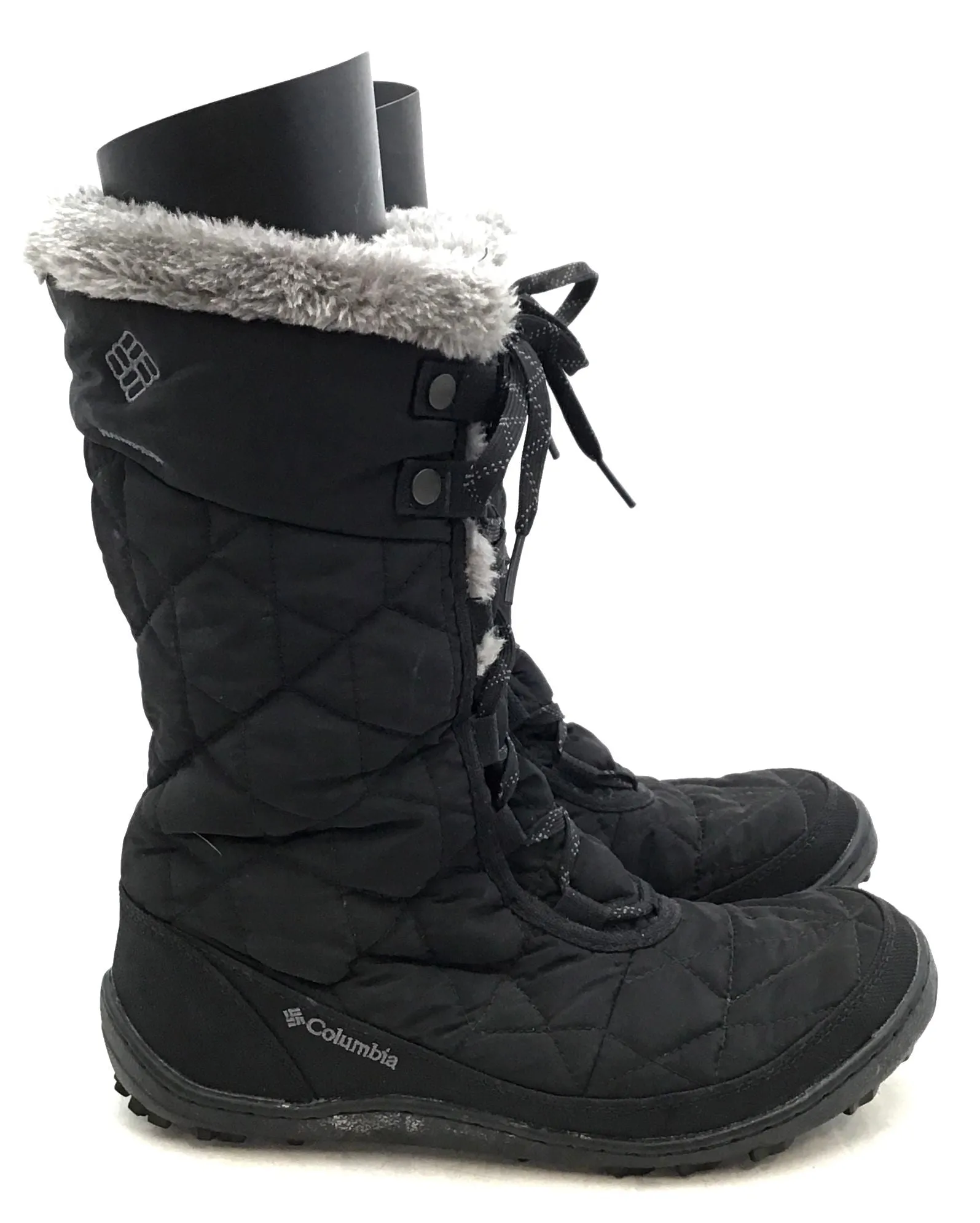 Columbia Women's Black Minx Mid 2 Omni-Heat BL1585-010 Snow Boots - Size 7.5