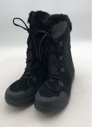 Columbia Women's Ice Maiden 2 BL1581-011 Black Round Toe Snow Boots - Size 7