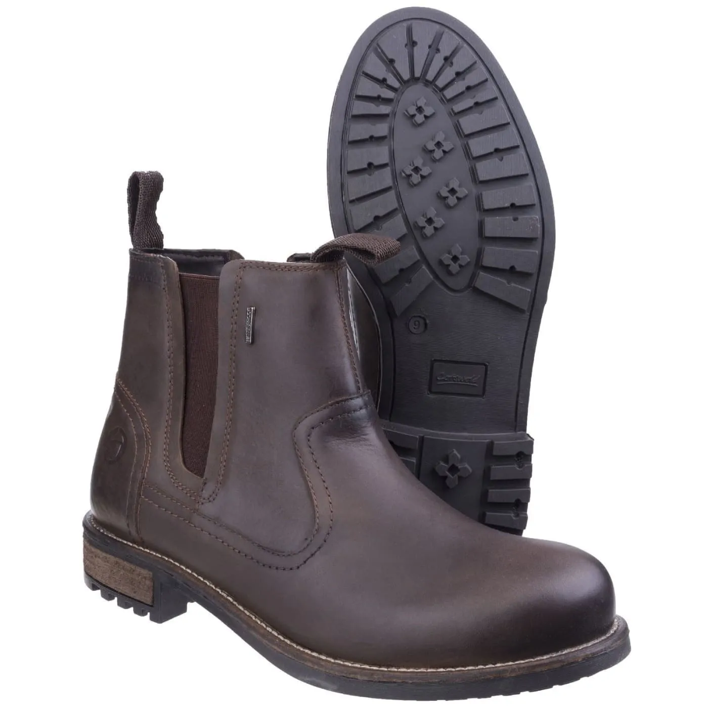 Cotswold Worcester Brown Mens Full Grain Leather Boots