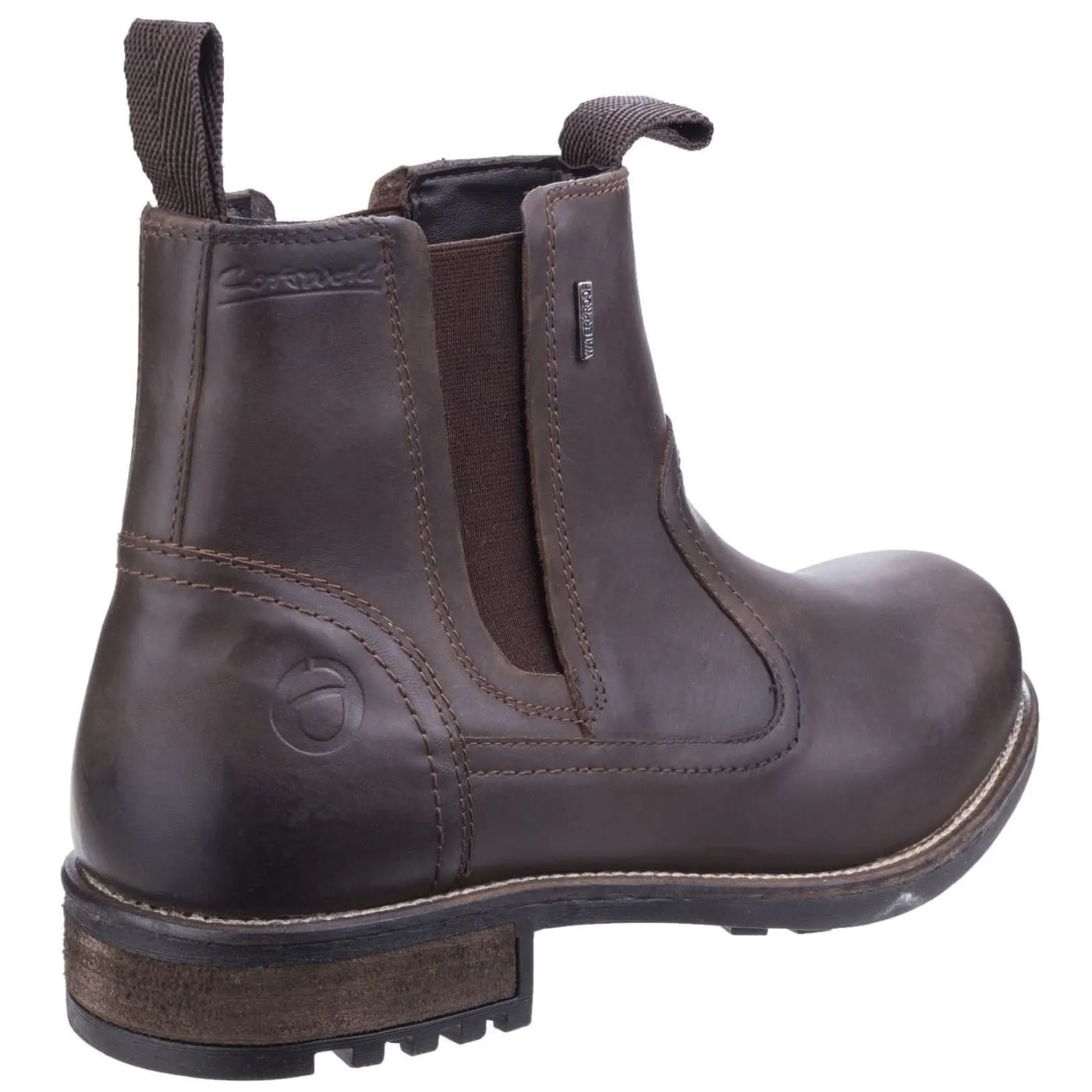 Cotswold Worcester Brown Mens Full Grain Leather Boots