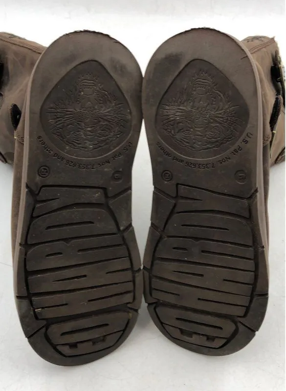 Ed Hardy Women's 11FTL103W Brown Leather Snow Boots - Size 9.5