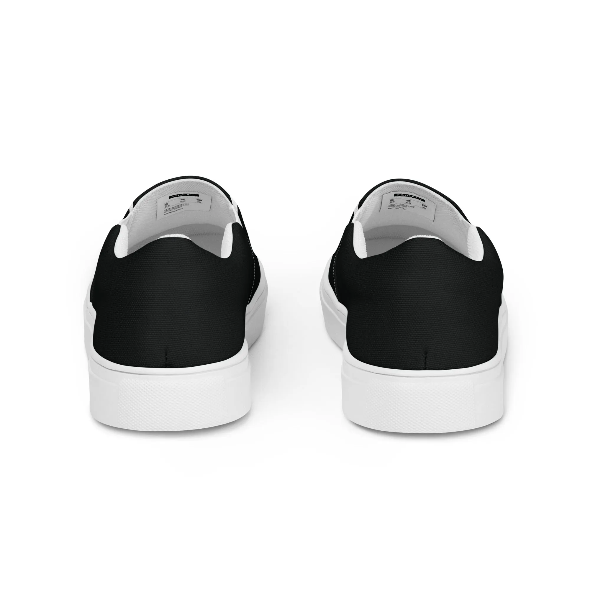 ELEVATE Women’s Slip-On Canvas Shoes (Black)