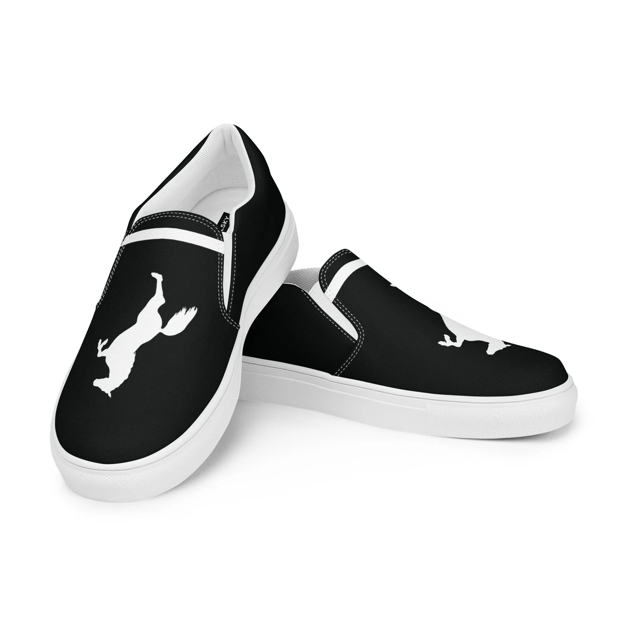 ELEVATE Women’s Slip-On Canvas Shoes (Black)