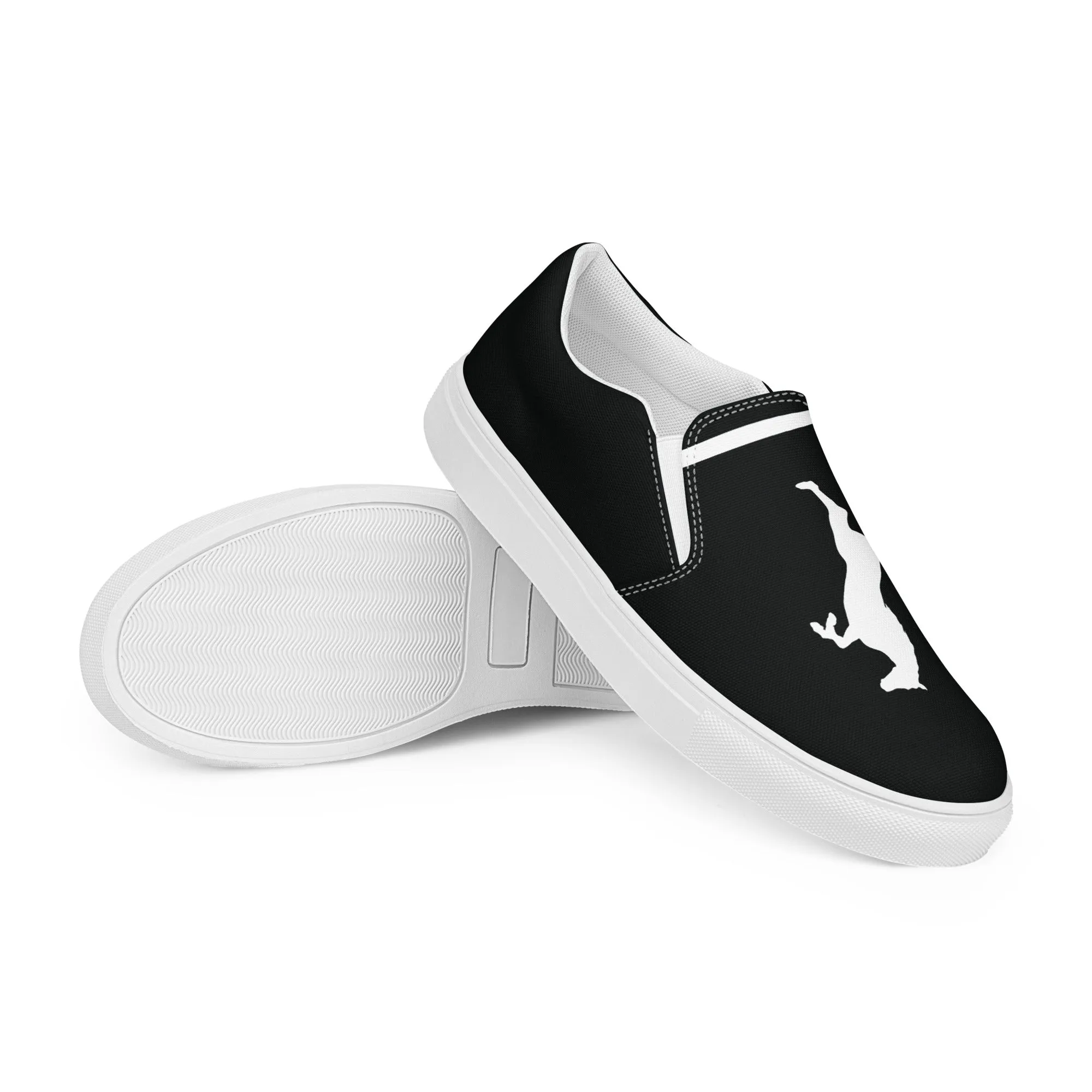 ELEVATE Women’s Slip-On Canvas Shoes (Black)