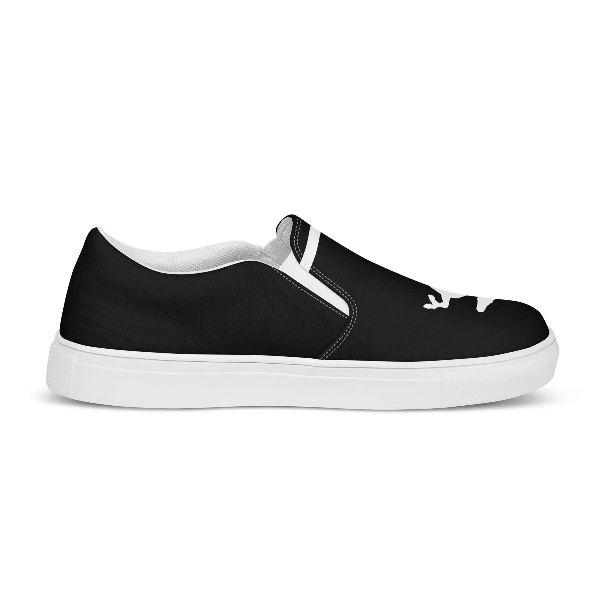 ELEVATE Women’s Slip-On Canvas Shoes (Black)