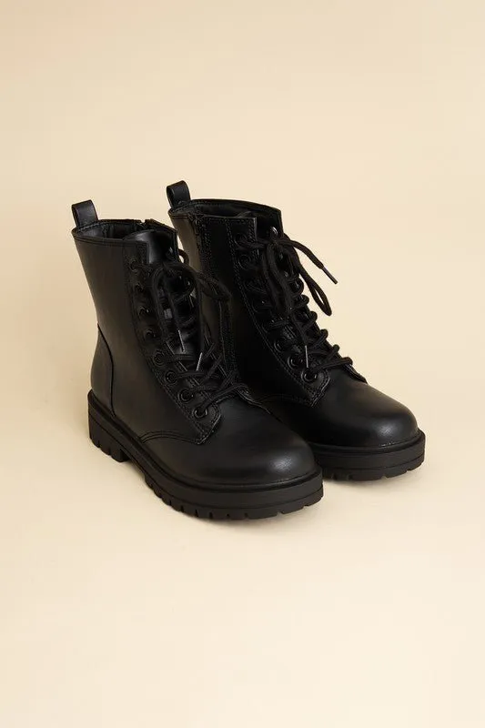 Epsom Lace-Up Boots