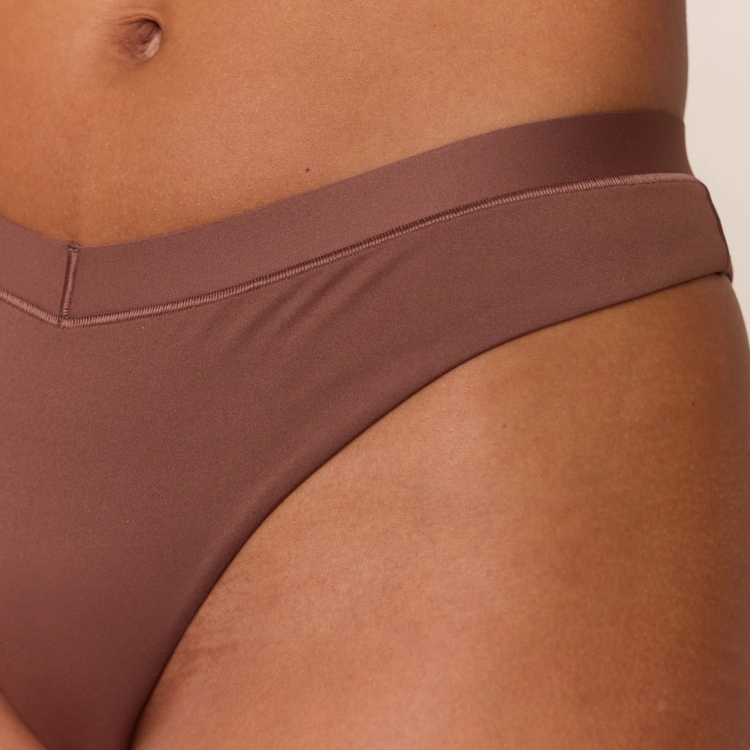 Everyday Comfort Brazilian Briefs - Nutmeg