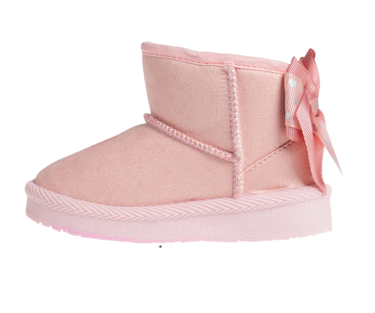 Fifth & Luxe Women's Slippers Closed Toe House Slippers for Women, Comfortable Microsuede Outdoor Indoor Slipper with Faux Fur Collar & Outsole Platform