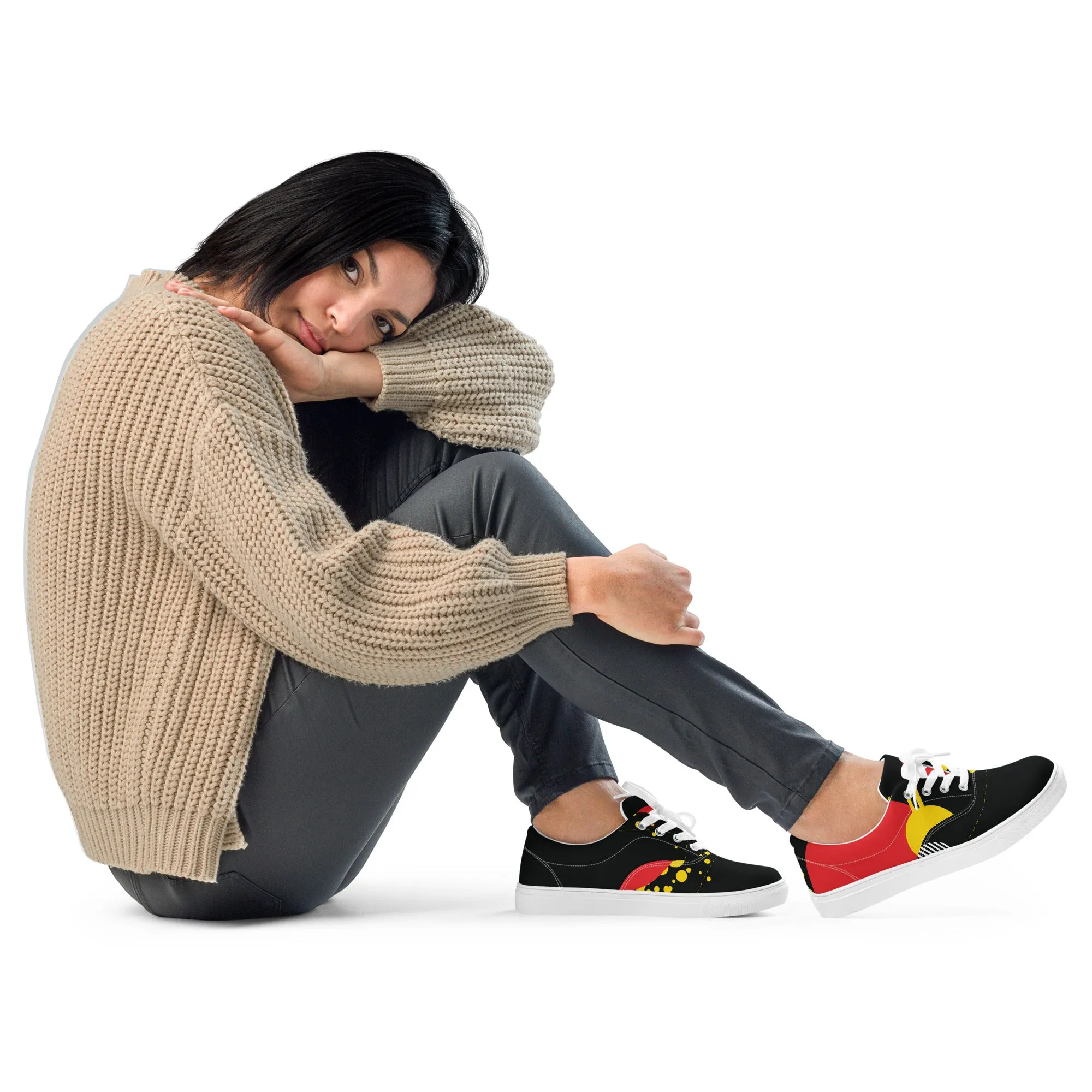 HAVE FUN Women’s Lace-Up Canvas Shoes