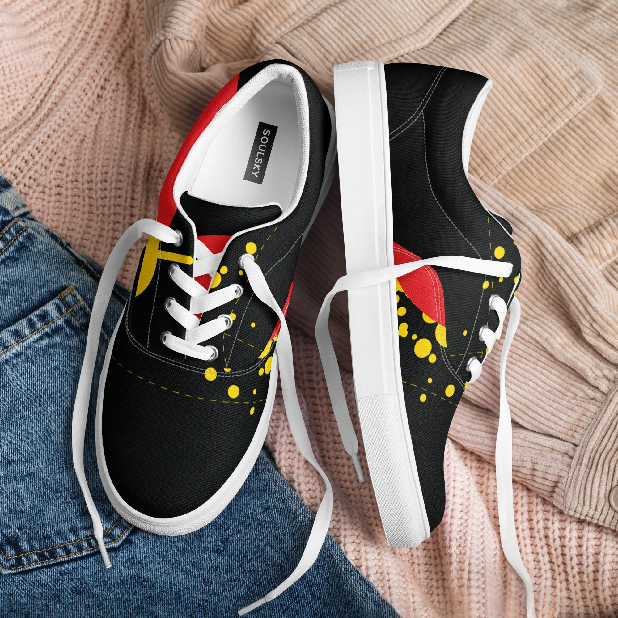 HAVE FUN Women’s Lace-Up Canvas Shoes