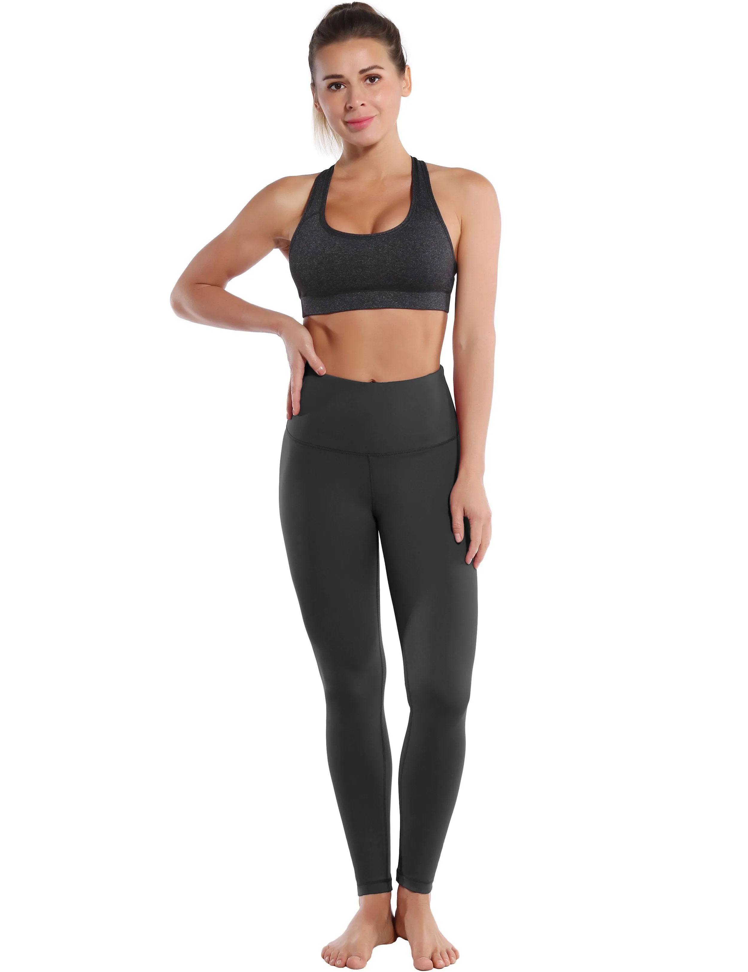 High Waist Jogging Pants shadowcharcoal ins_Jogging