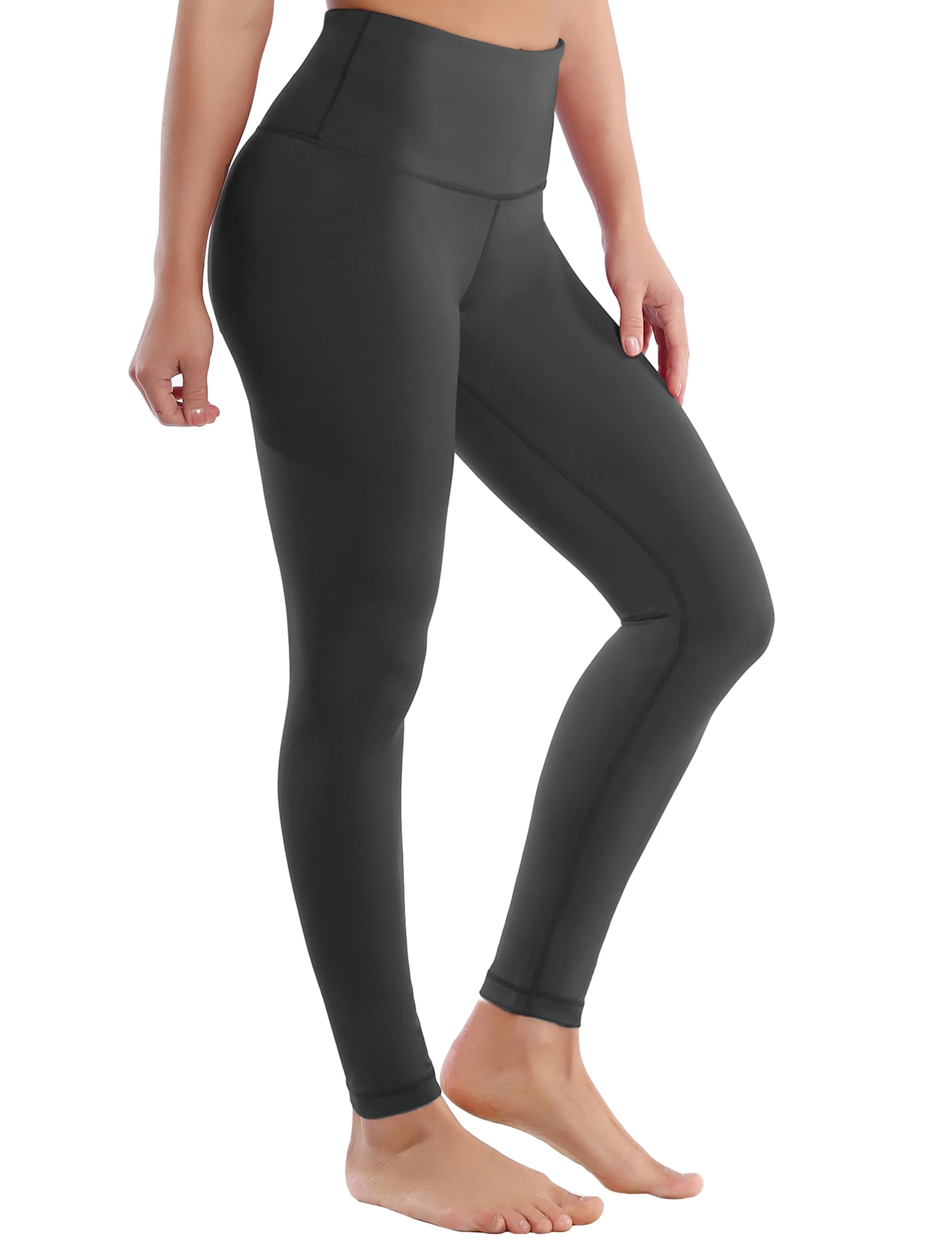High Waist Jogging Pants shadowcharcoal ins_Jogging