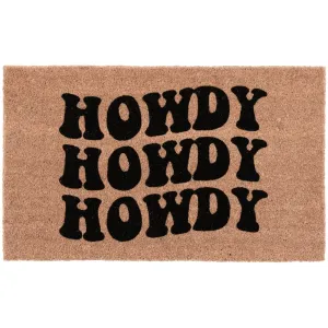 Home Decor Collection 18" x 30" Howdy Coir Outdoor Doormat