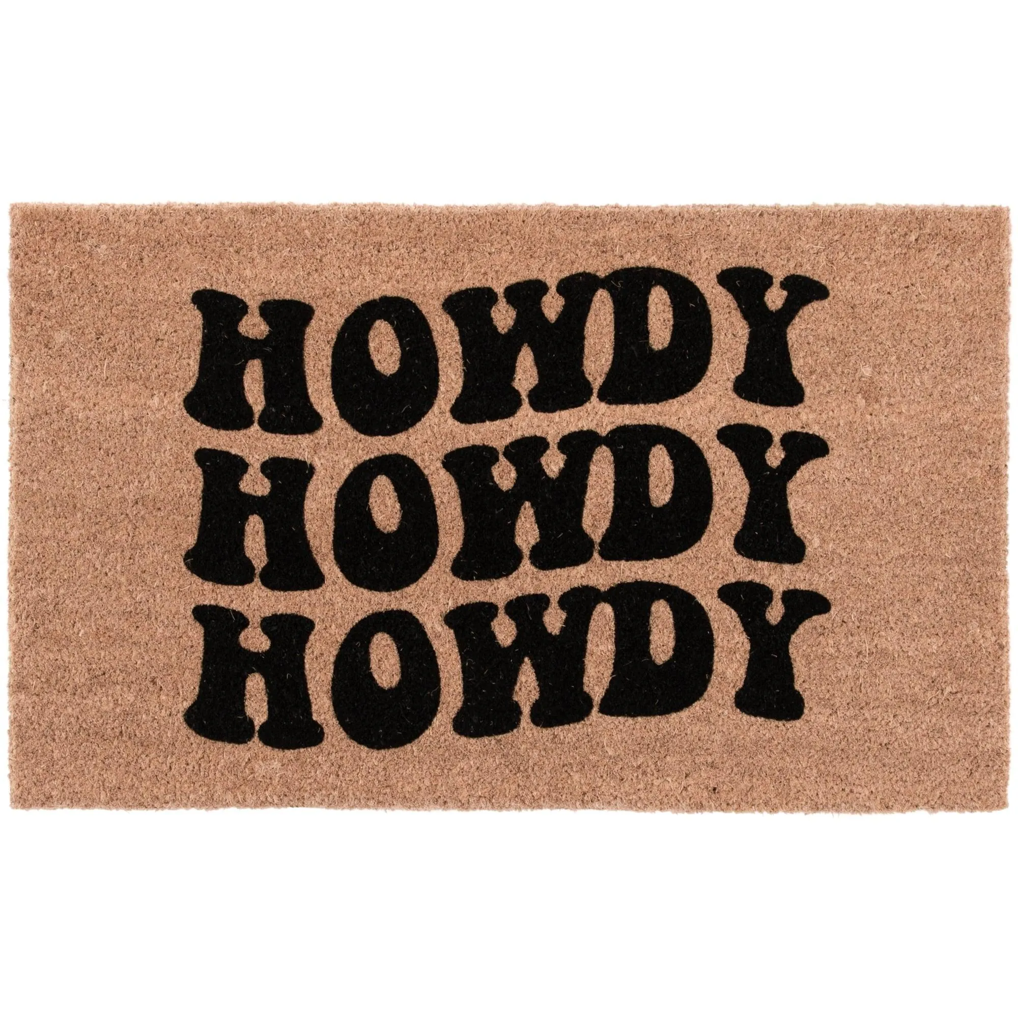 Home Decor Collection 18" x 30" Howdy Coir Outdoor Doormat
