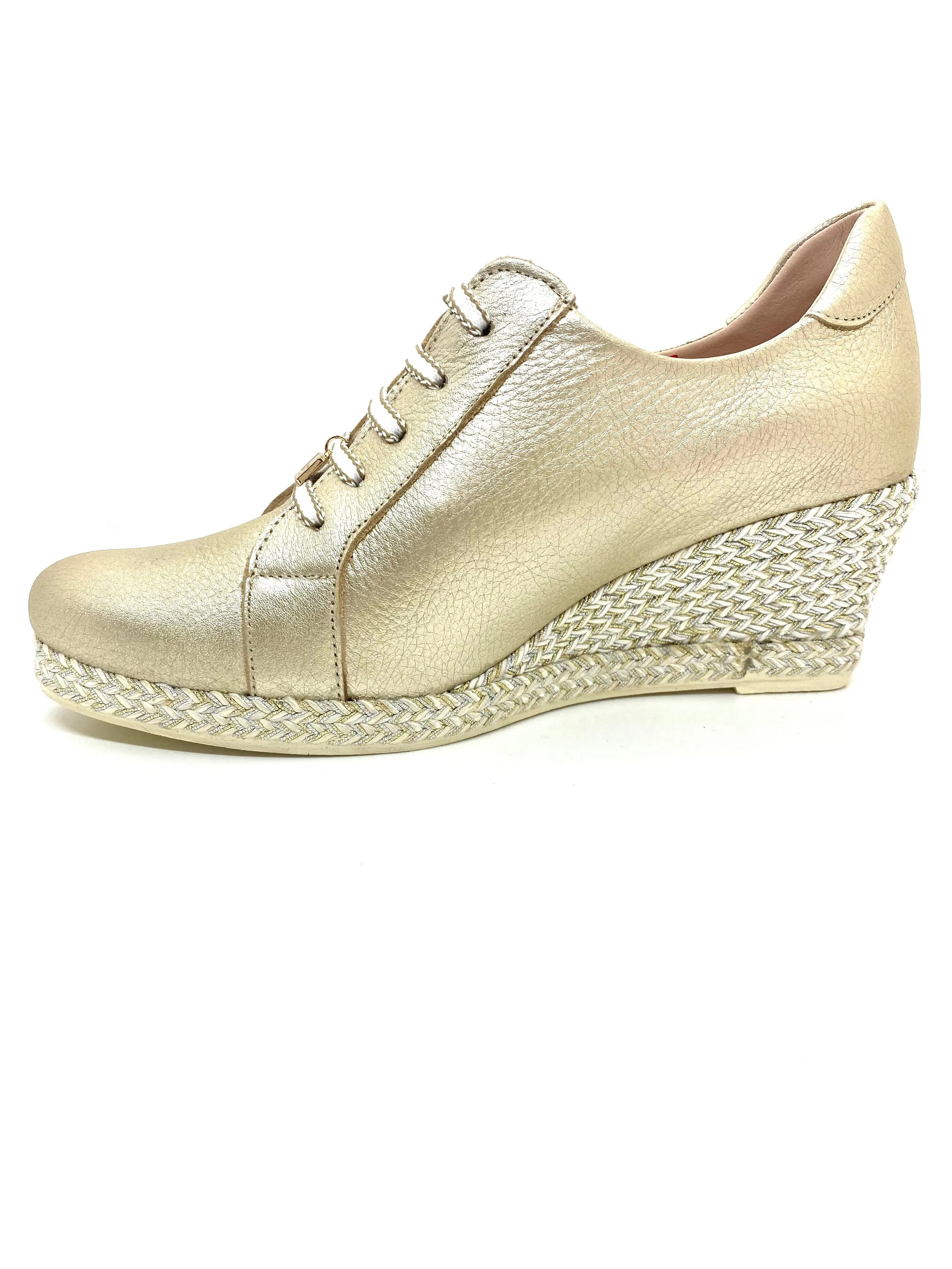 Jose Saenz Yamilla Lace Up Ladies Wedge Shoe