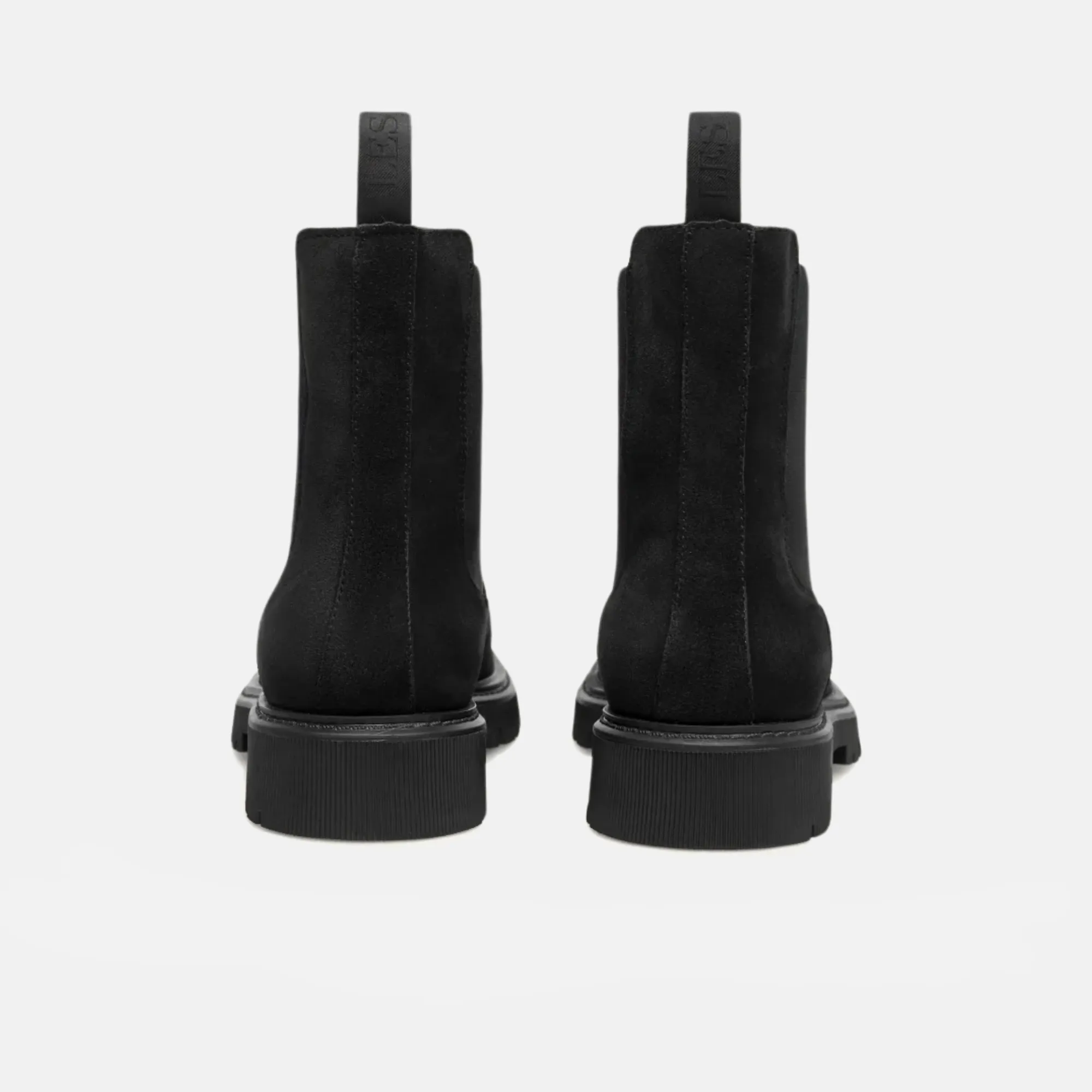 Les Deux Black Tatum Suede Chelsea Boots