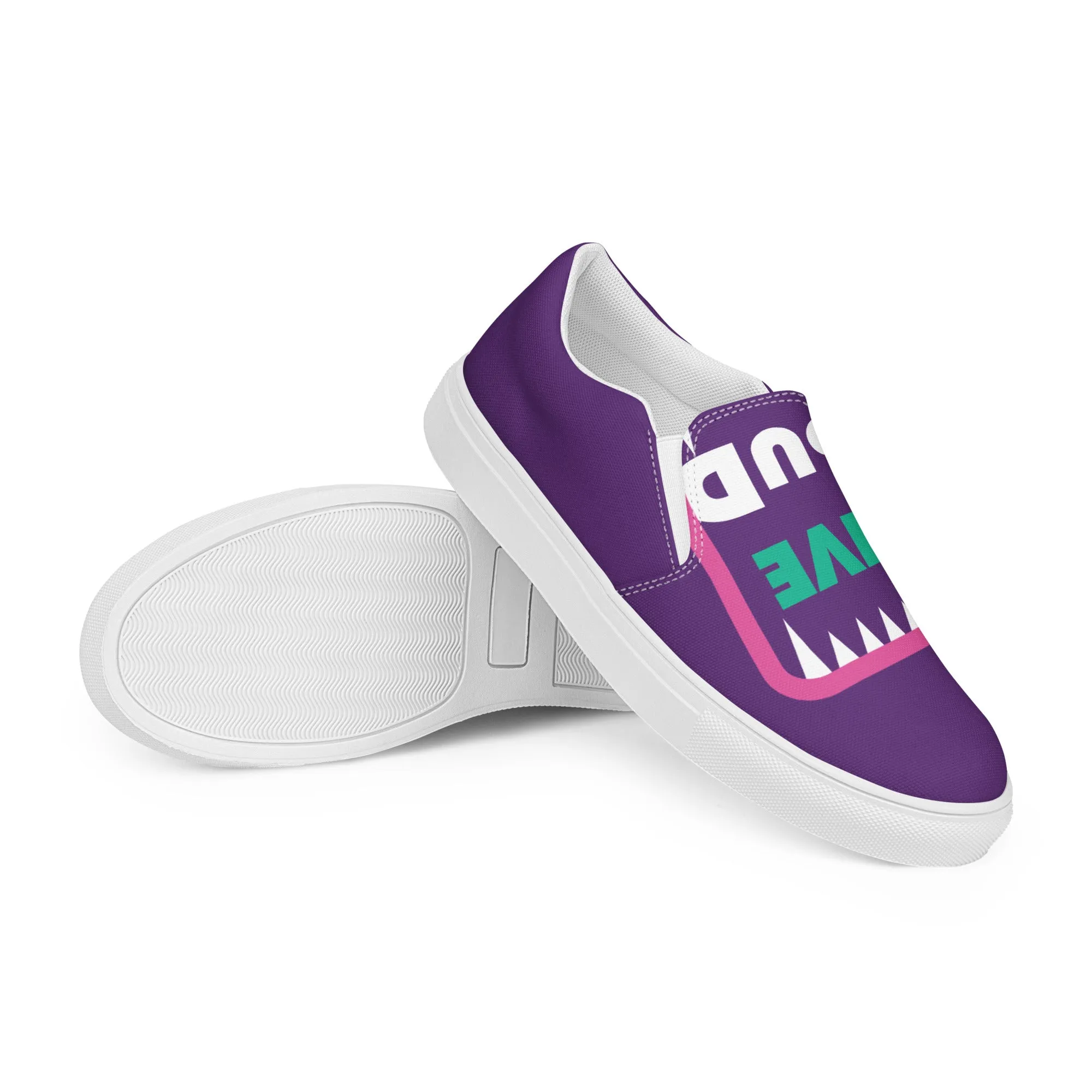 LIVE LOUD Men’s Slip-On Canvas Shoes