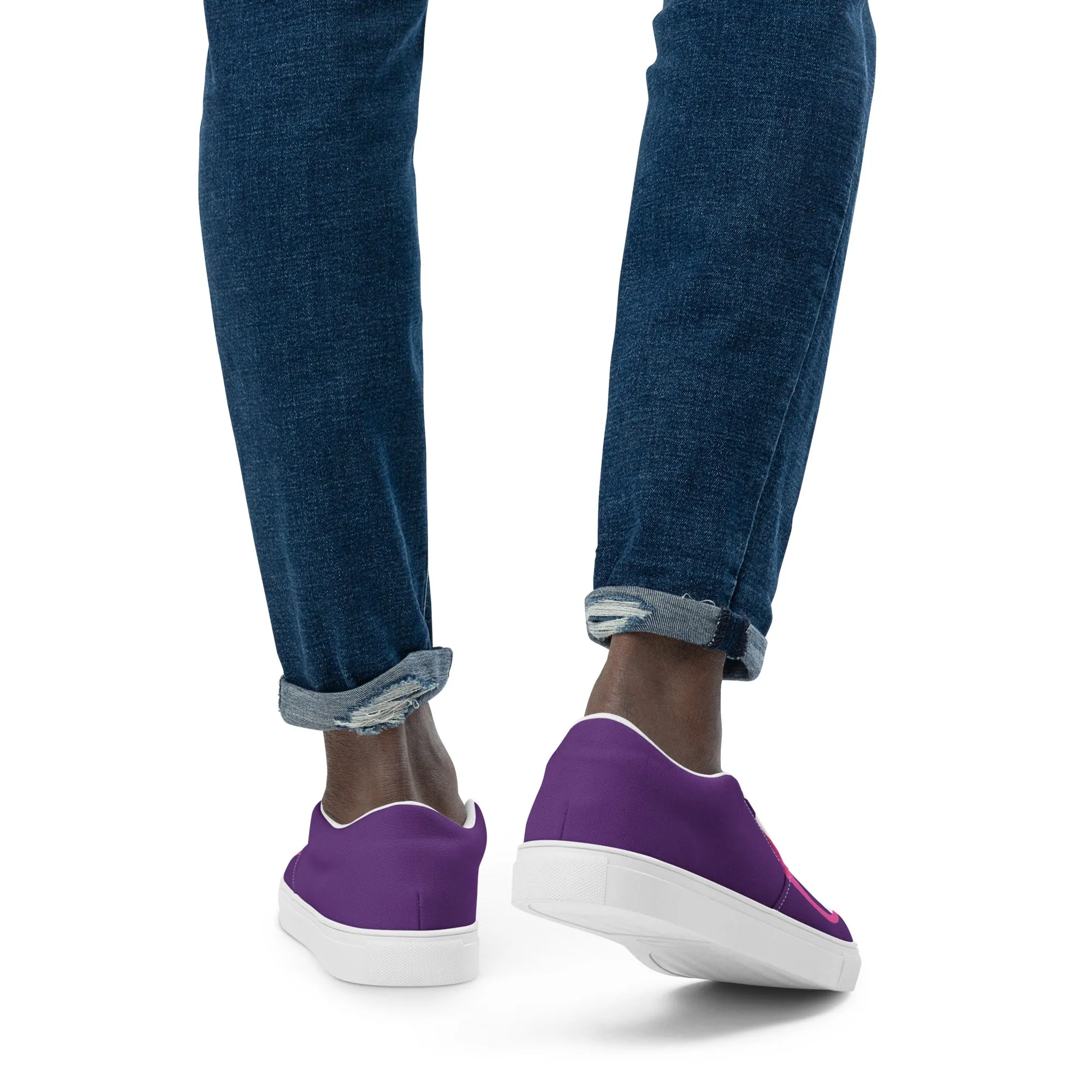 LIVE LOUD Men’s Slip-On Canvas Shoes