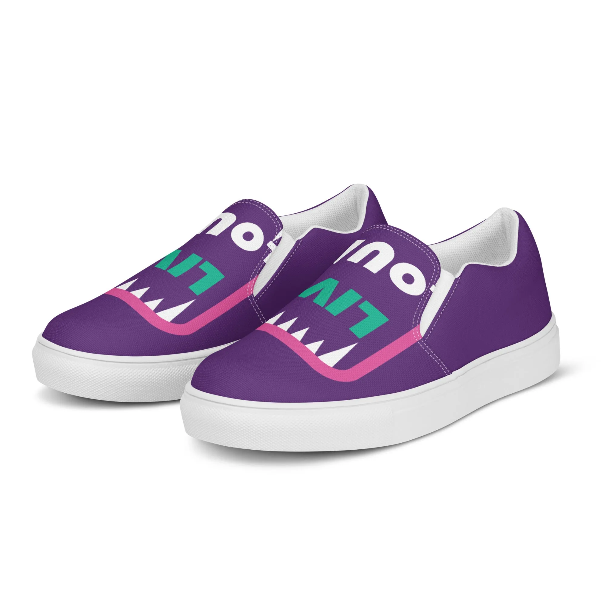 LIVE LOUD Men’s Slip-On Canvas Shoes