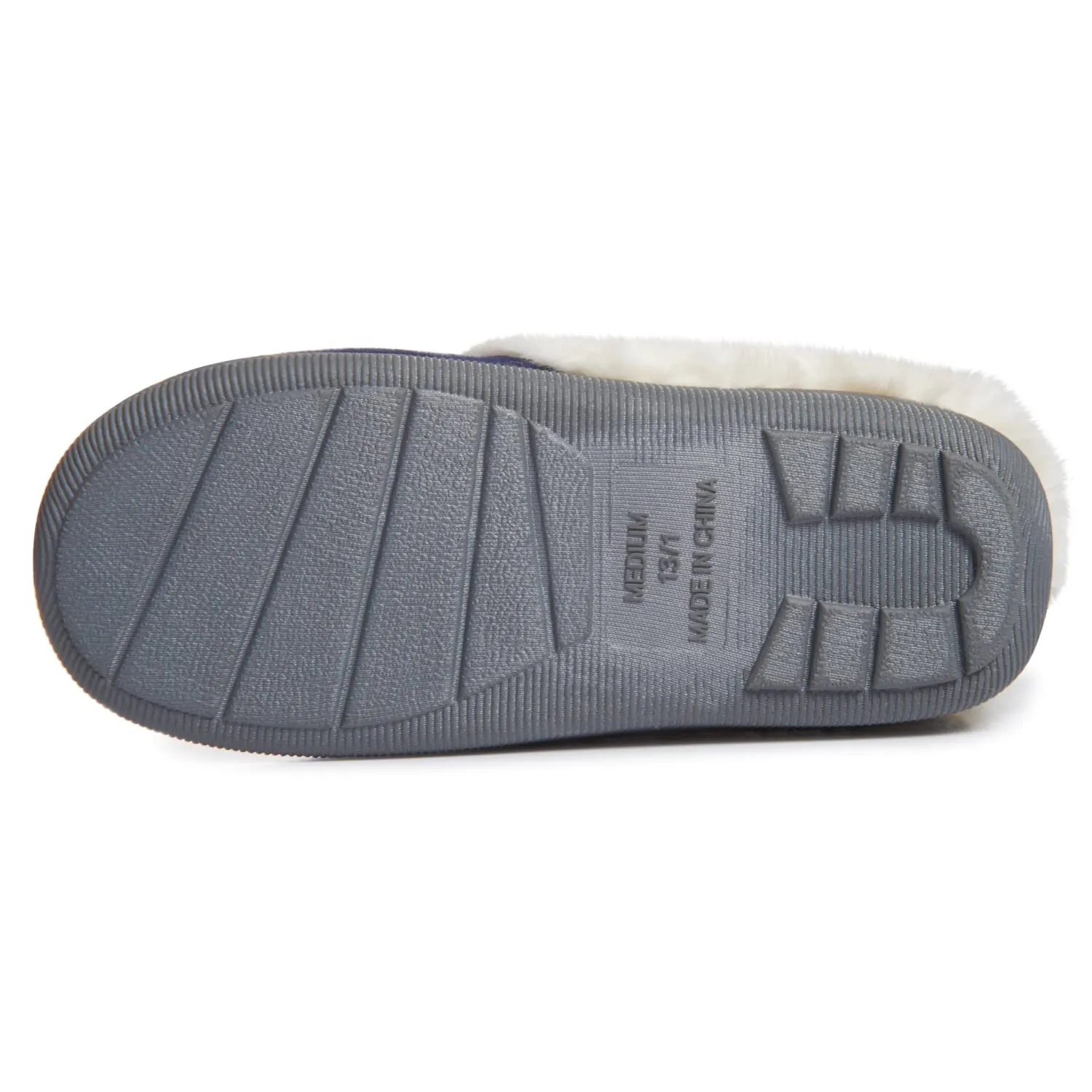 Lucky Brand Little Girls Rugged Microsuede Clog Slippers, Fuzzy Warm Bedroom Slipper, Kids Cozy Slip On House Shoes