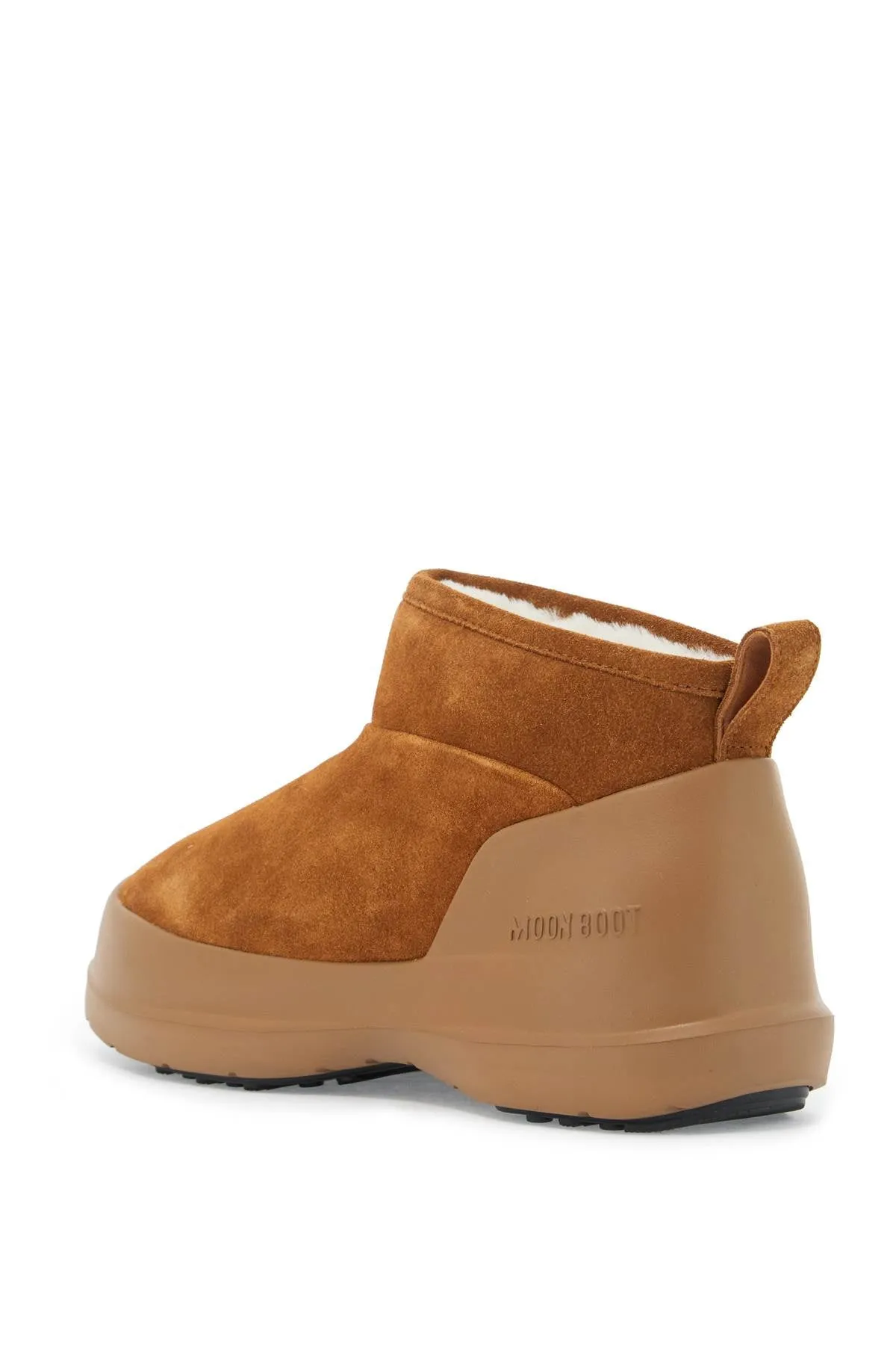 luna low suede leather ankle 80D2480040 COGNAC