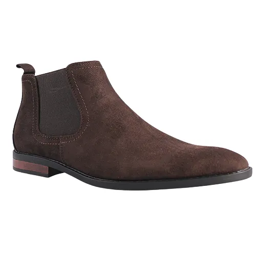 Marcozzi Men's Chelsea Boots - Bremen - Brown Suede