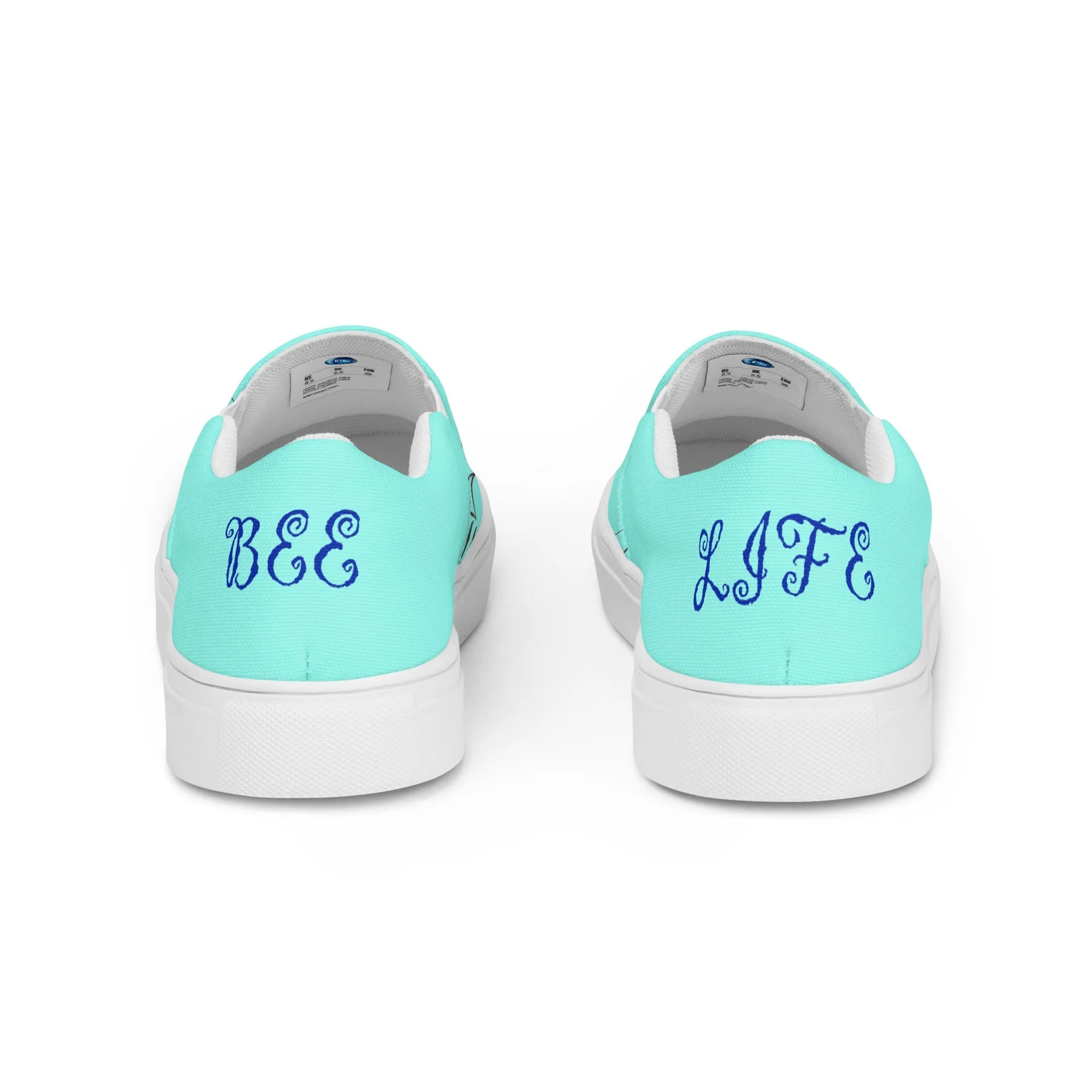 Minimalist Bee women's slip-on canvas shoes