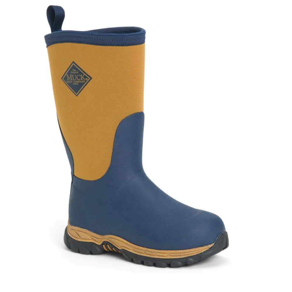 Muck Footwear Kids RUGGED II LILBIG NAVY/TAN