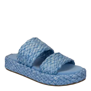 NAKED FEET - SANTORINI in LIGHT BLUE Espadrille Sandals