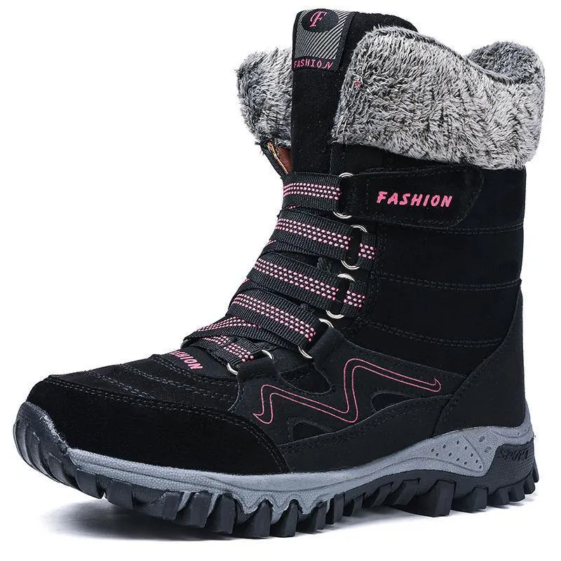 New Fashion Suede Leather Women Snow Boots  36-42