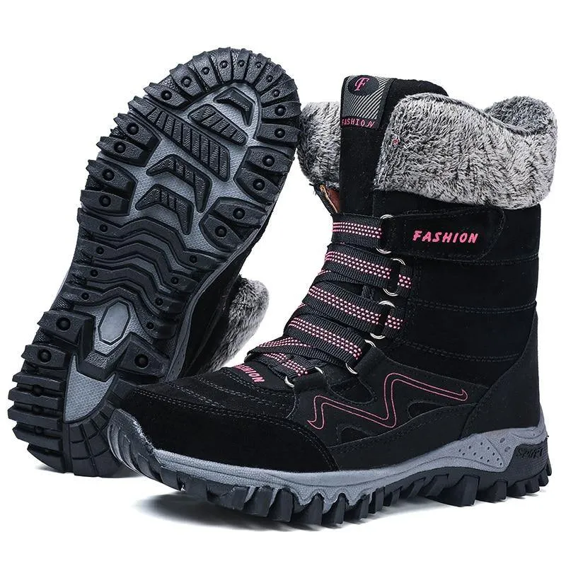 New Fashion Suede Leather Women Snow Boots  36-42