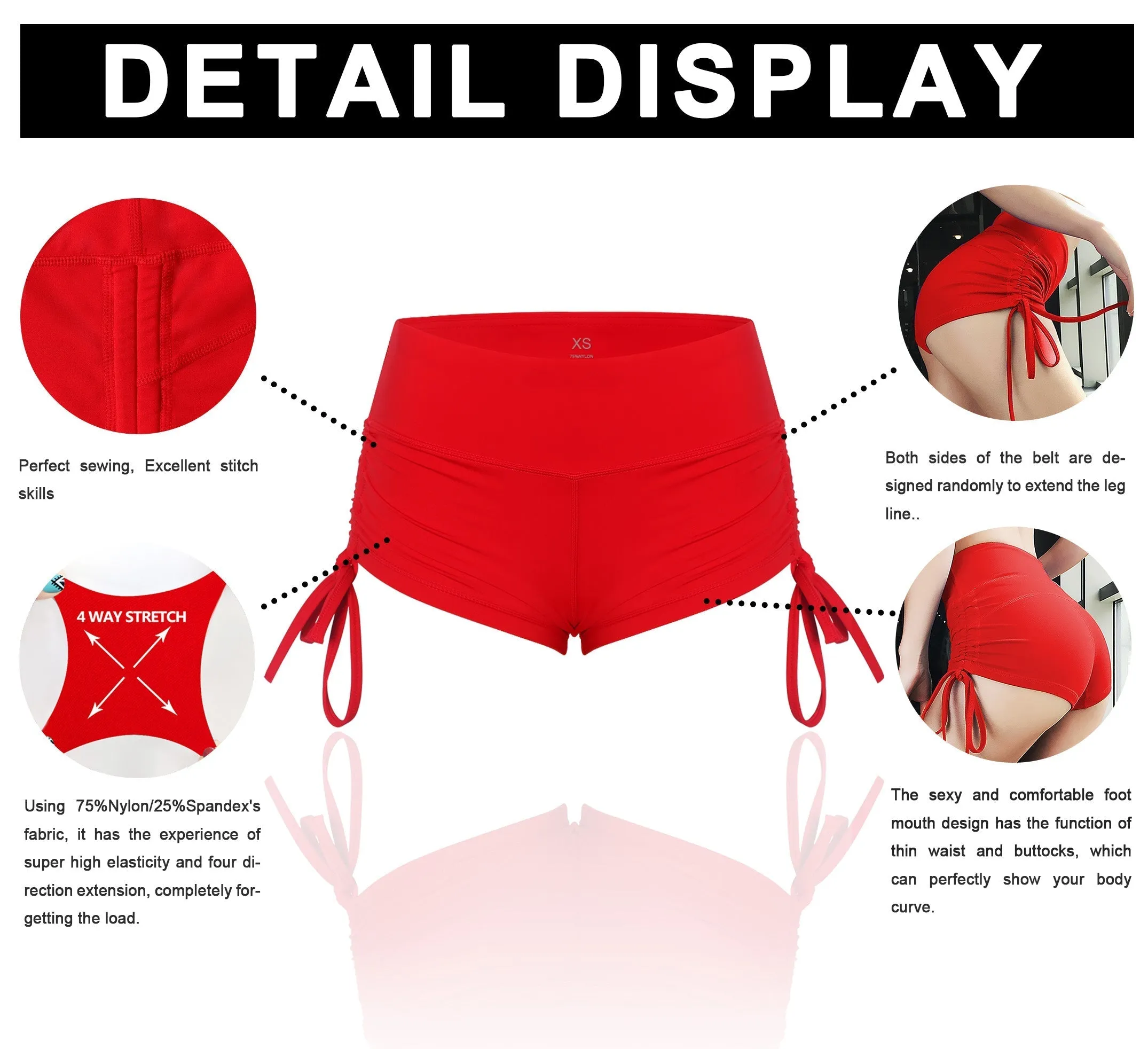 Printed Side Drawstring Hot Shorts dimgray brushcamo_Jogging