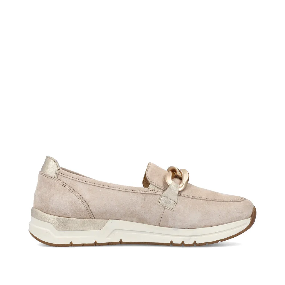 Rieker Ladies Chain Trim Sporty Loafer