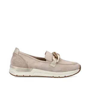 Rieker Ladies Chain Trim Sporty Loafer