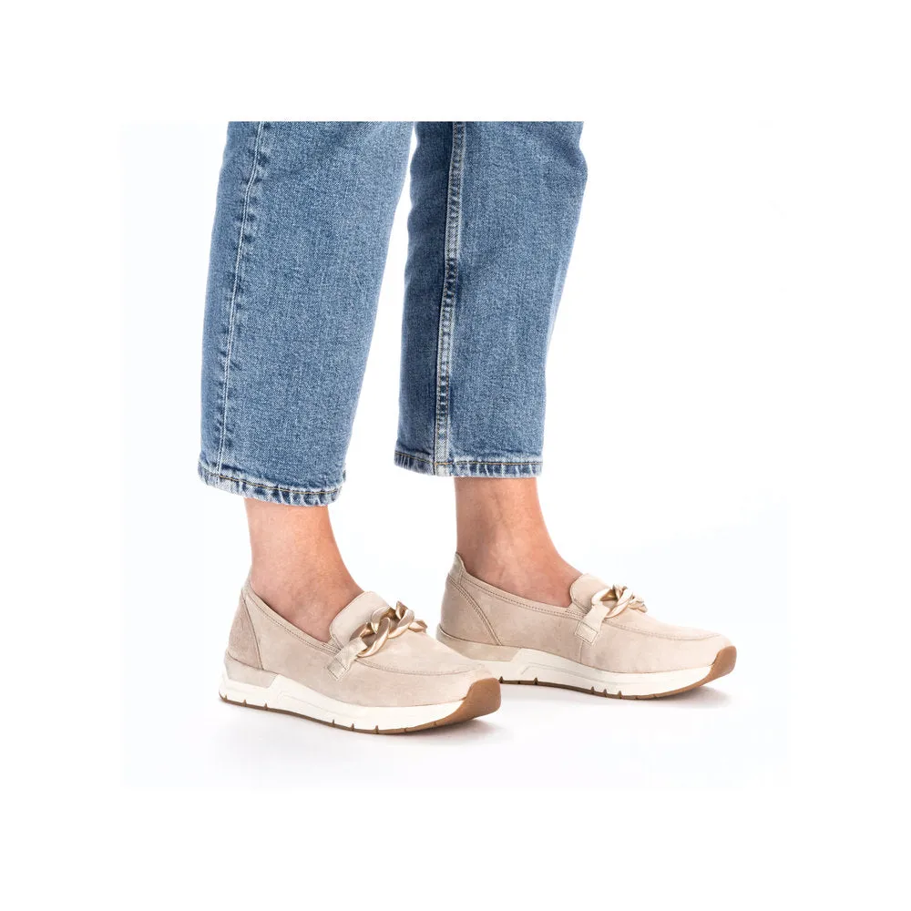 Rieker Ladies Chain Trim Sporty Loafer