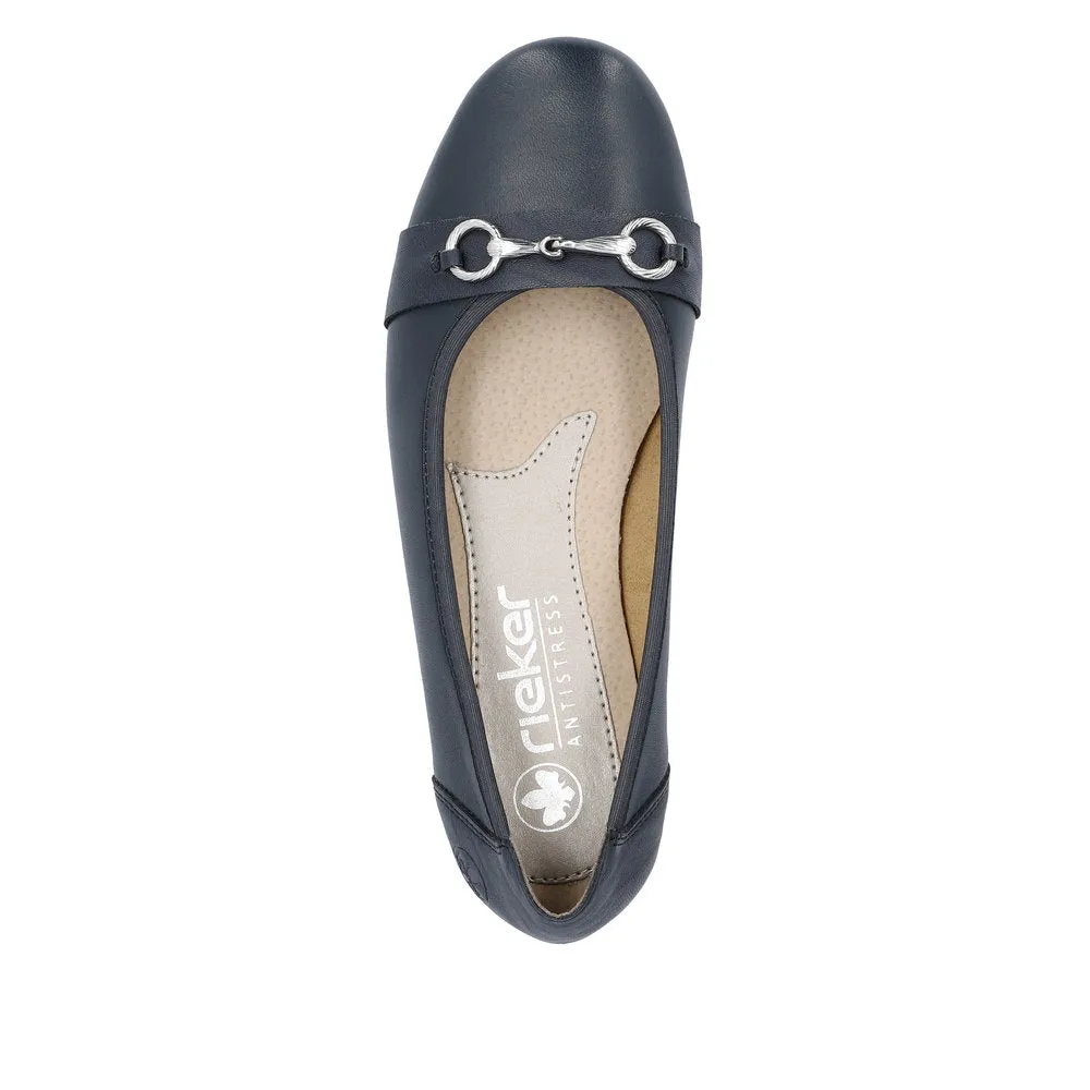 Rieker Ladies Snaffle Trim Pump