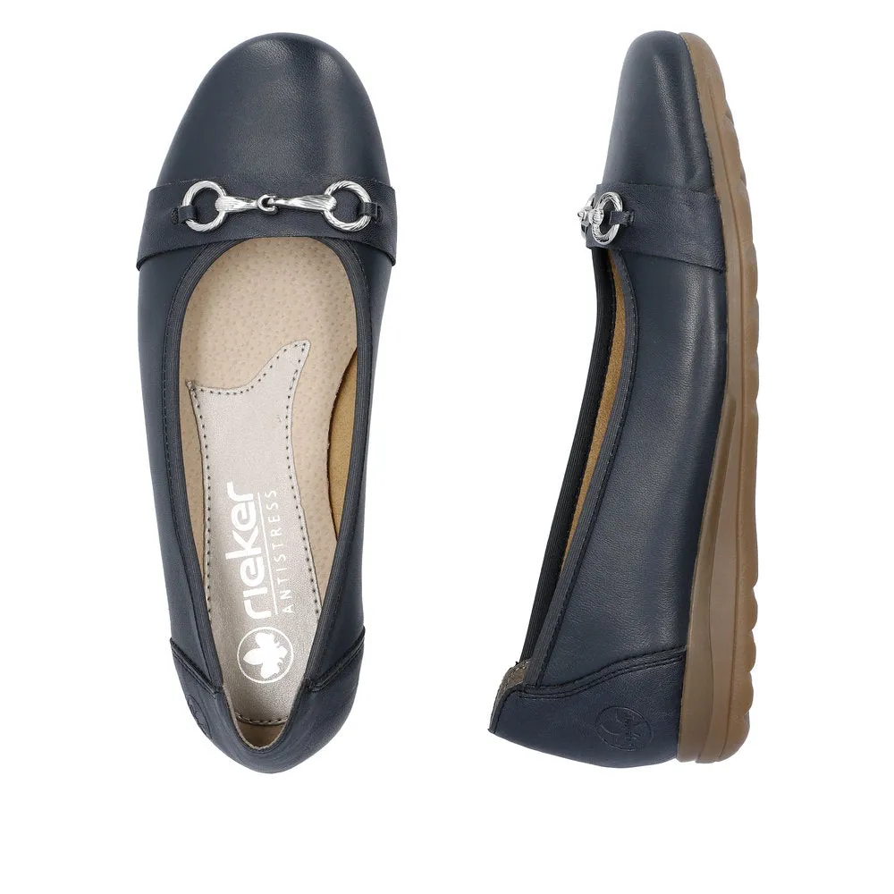 Rieker Ladies Snaffle Trim Pump