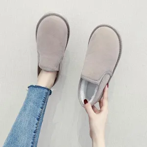 Round Toe Winter Booties for Bunions