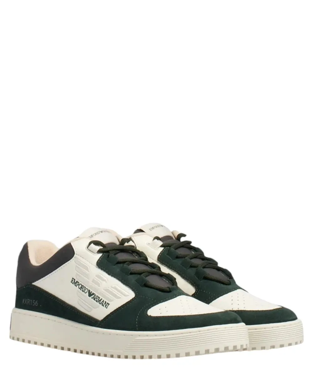 Sneakers con Logo Aquila Laterale