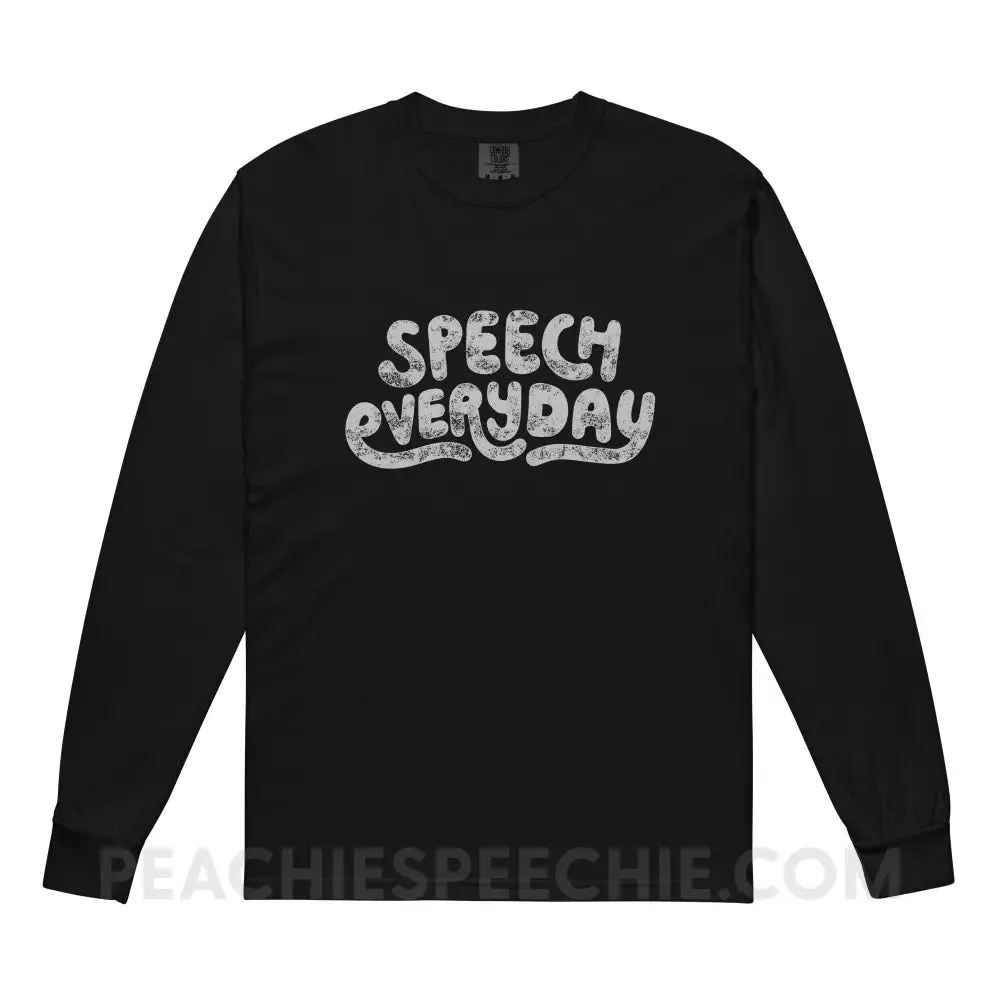 Speech Everyday Comfort Colors Long Sleeve
